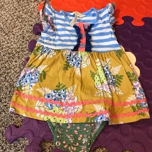 Matilda Jane skirted onsie